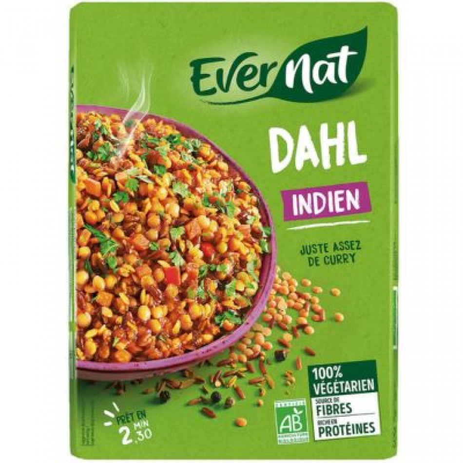 Dahl Indian Curry Eco 250g Evernat
