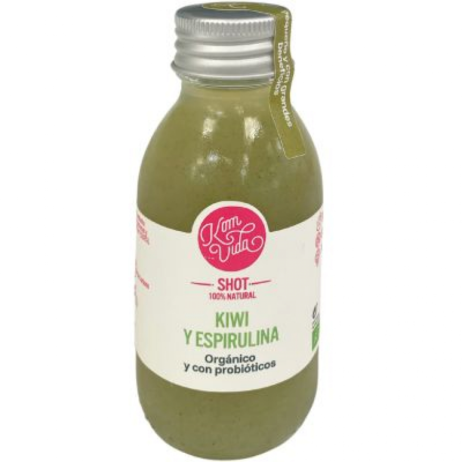 Shot Kiwi y Espirulina 100ml Komvida