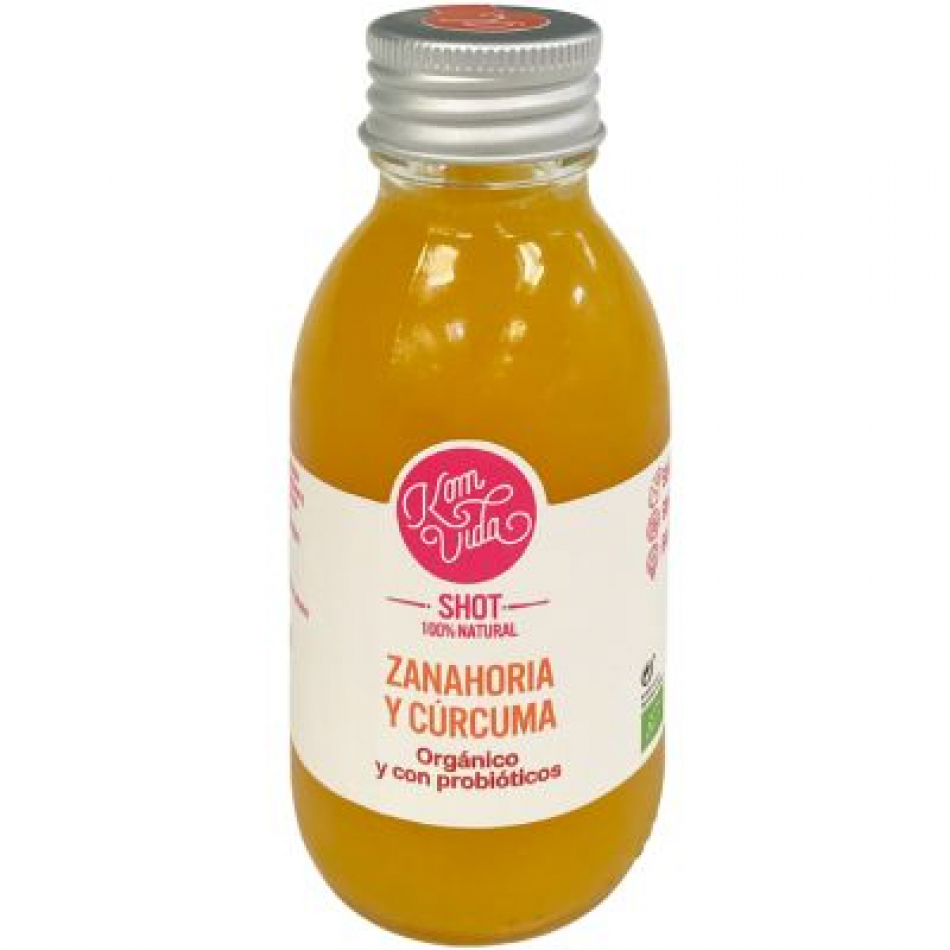 Shot Zanahoria y Curcuma Bio 100ml Komvida