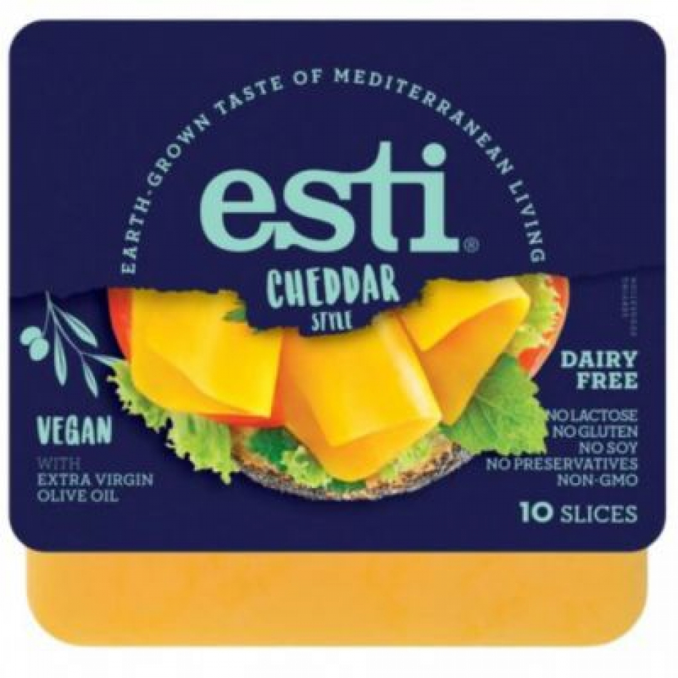 Queso vegano en Lonchas estilo Cheddar 180g Esti