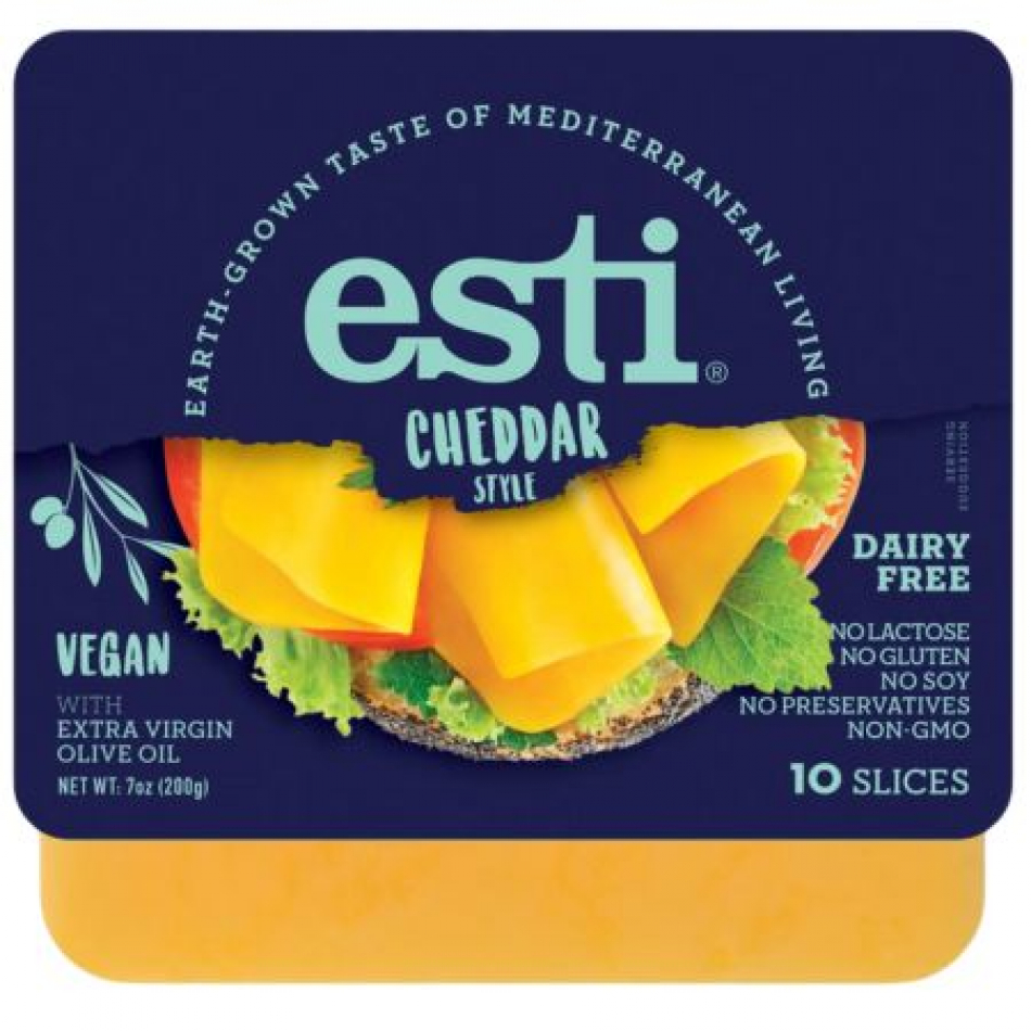 Queso vegano en Lonchas estilo Cheddar 200g Esti