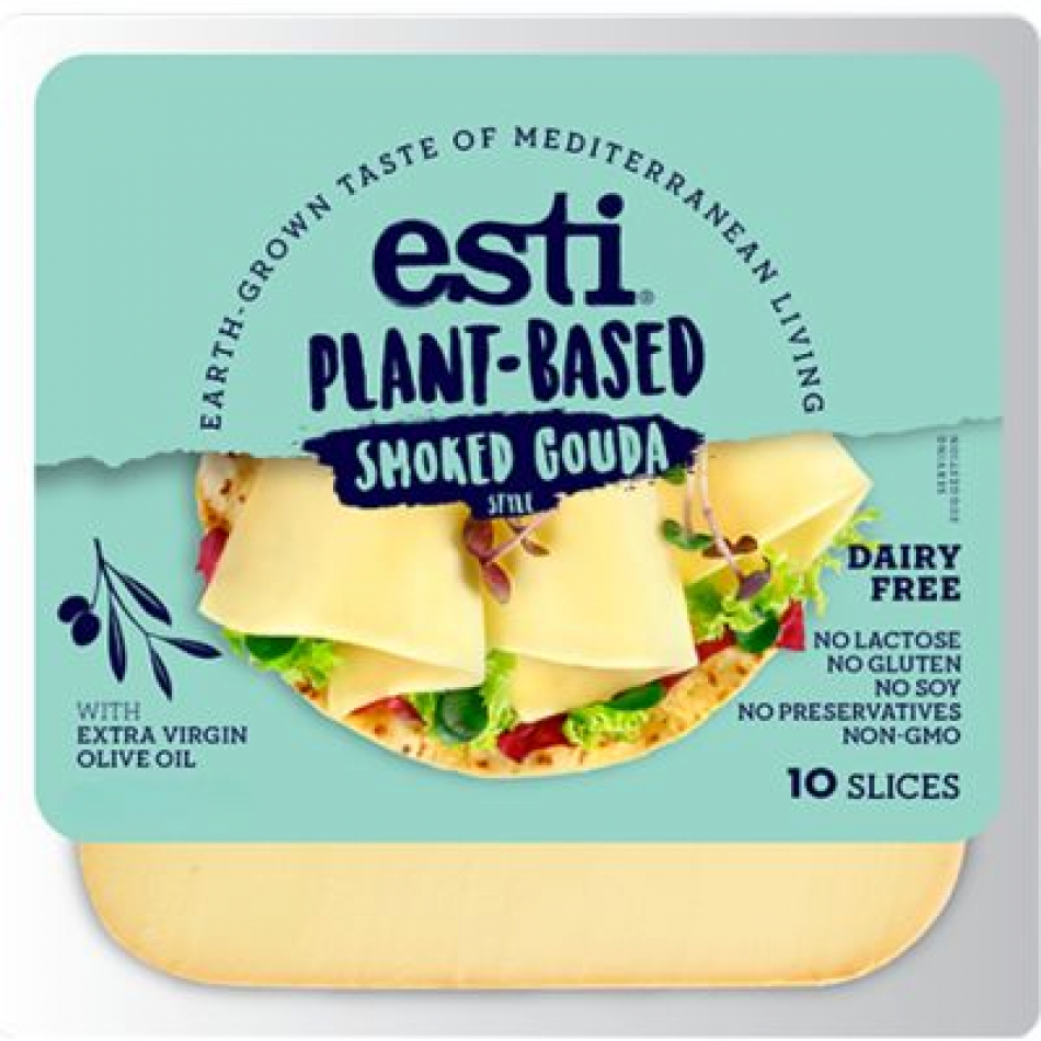 Queso vegano en Lonchas estilo Gouda Ahumado 180g Esti