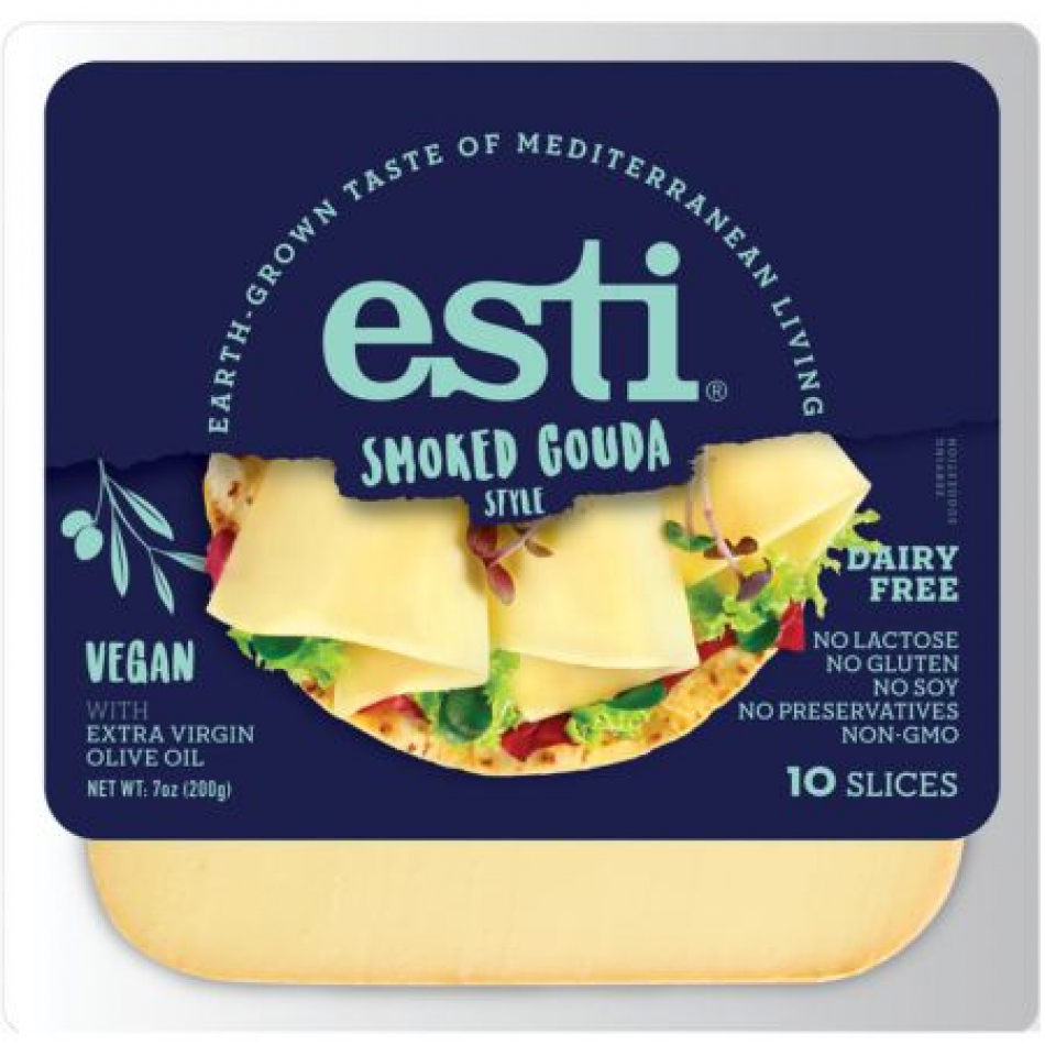 Queso vegano en Lonchas estilo Gouda Ahumado 200g Esti