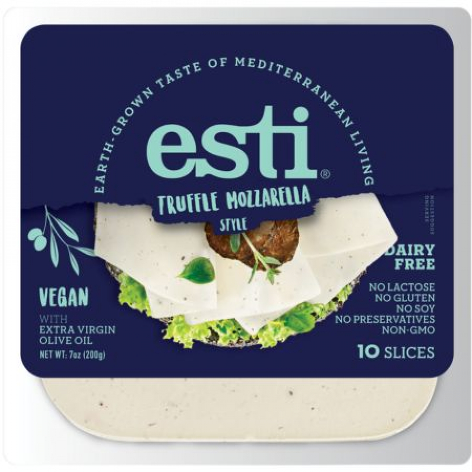 Queso vegano en Lonchas estilo Mozzarella con Trufa 200g Esti