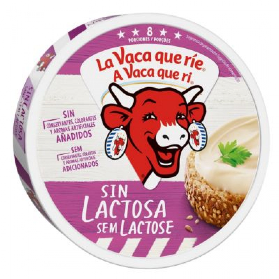 Queso Sin Lactosa 120g La Vaca que ríe