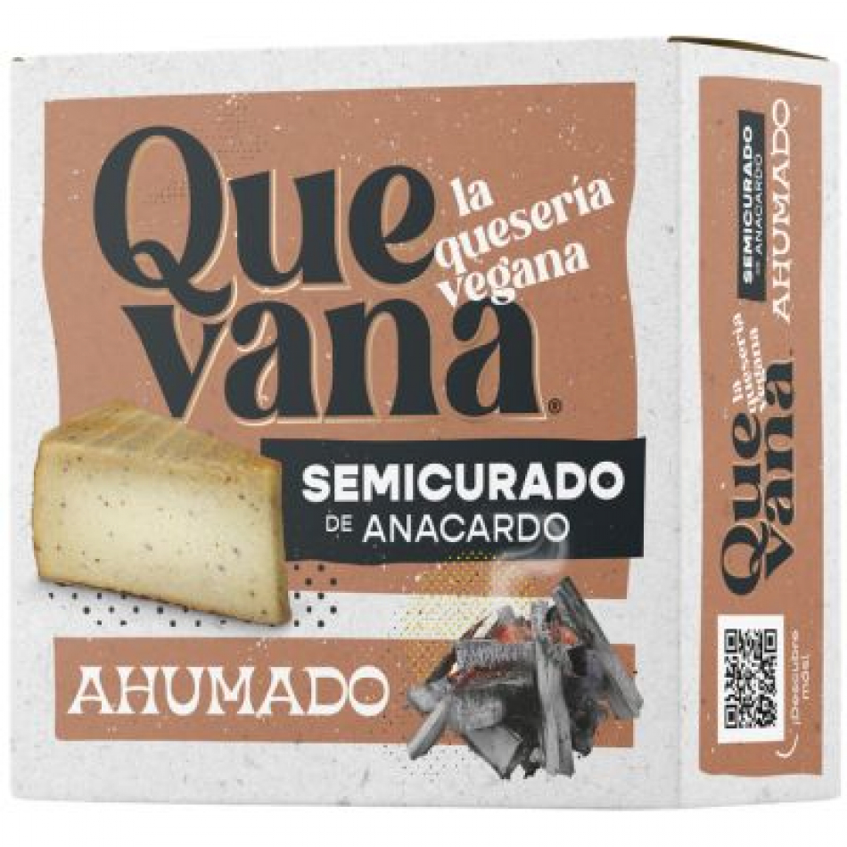 Queso vegano Semicurado Anacardos Ahumado 160gr Quevana