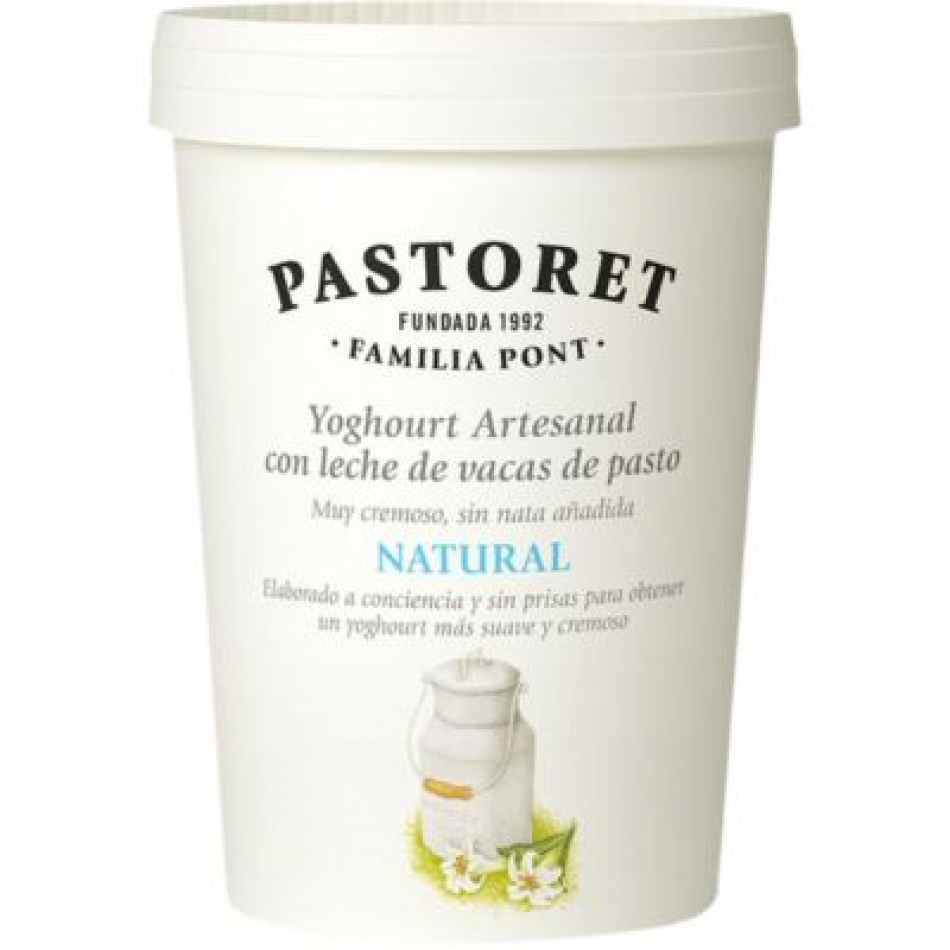 Yogur Artesanal Natural 500gr Pastoret