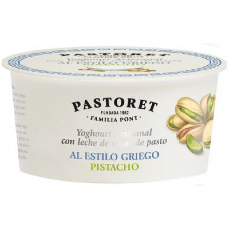 Yogur Artesanal al Estilo Griego Pistacho 150gr Pastoret