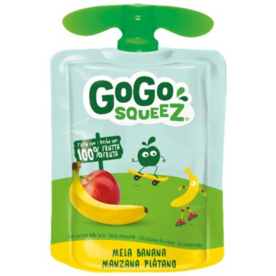 Pouch Plátano y Manzana 90gr Gogo Squeez