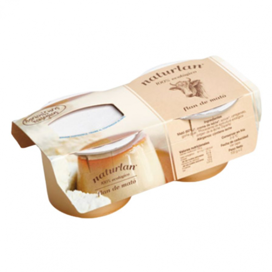 Flan de Mató Bio 2x100gr Naturlan