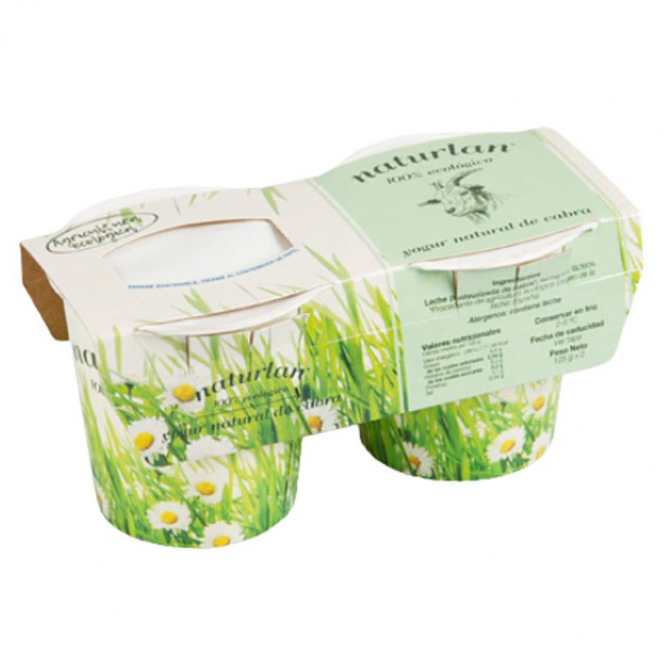 Yogur de Cabra Natural Bio 2x125gr Naturlan