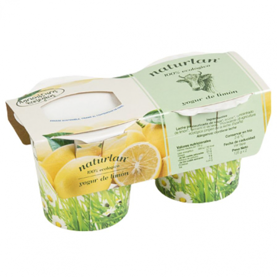 Yogur de Limón Bio 2x125gr Naturlan