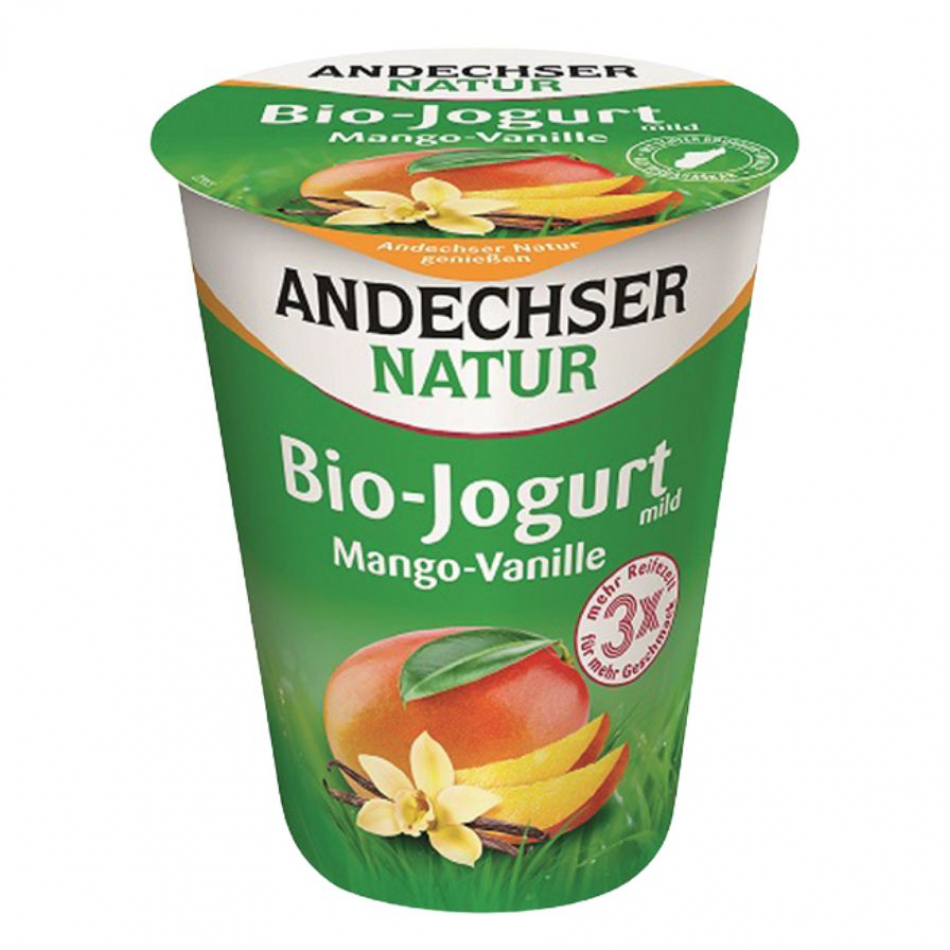 Yogur de Mango y Vainilla 400gr Bio Andechser
