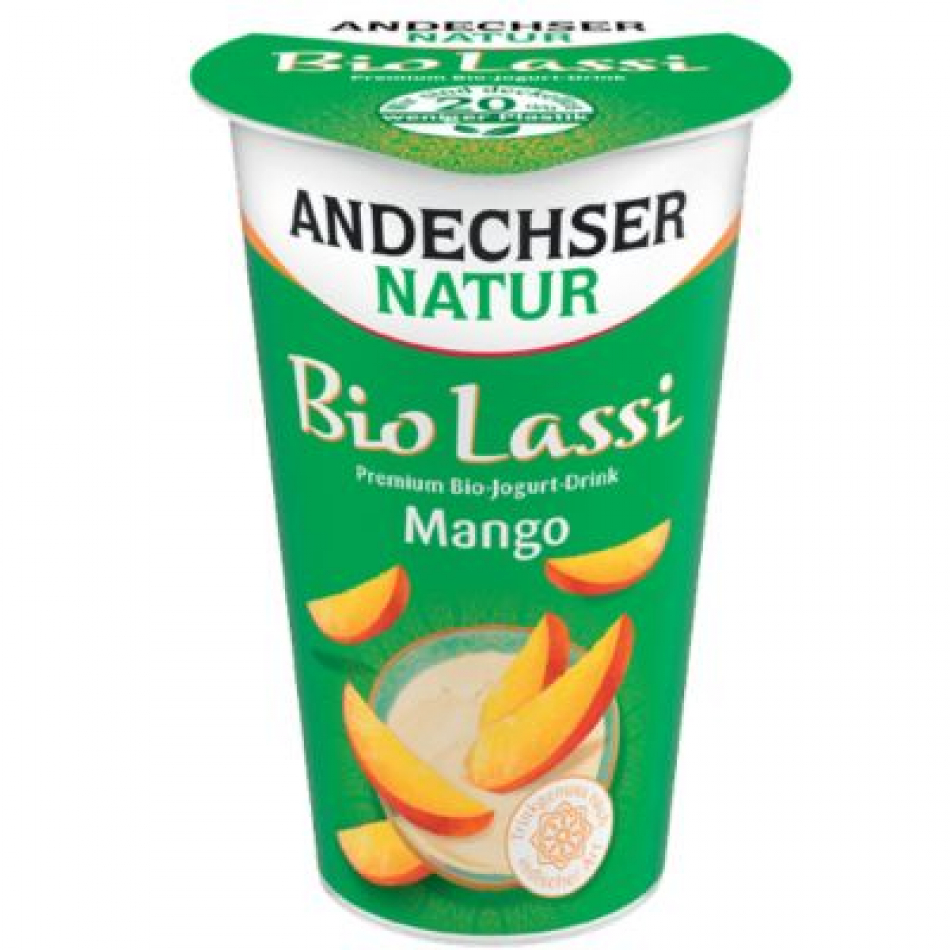 Yogur Liquido Lassi Mango Bio 250gr Andechser