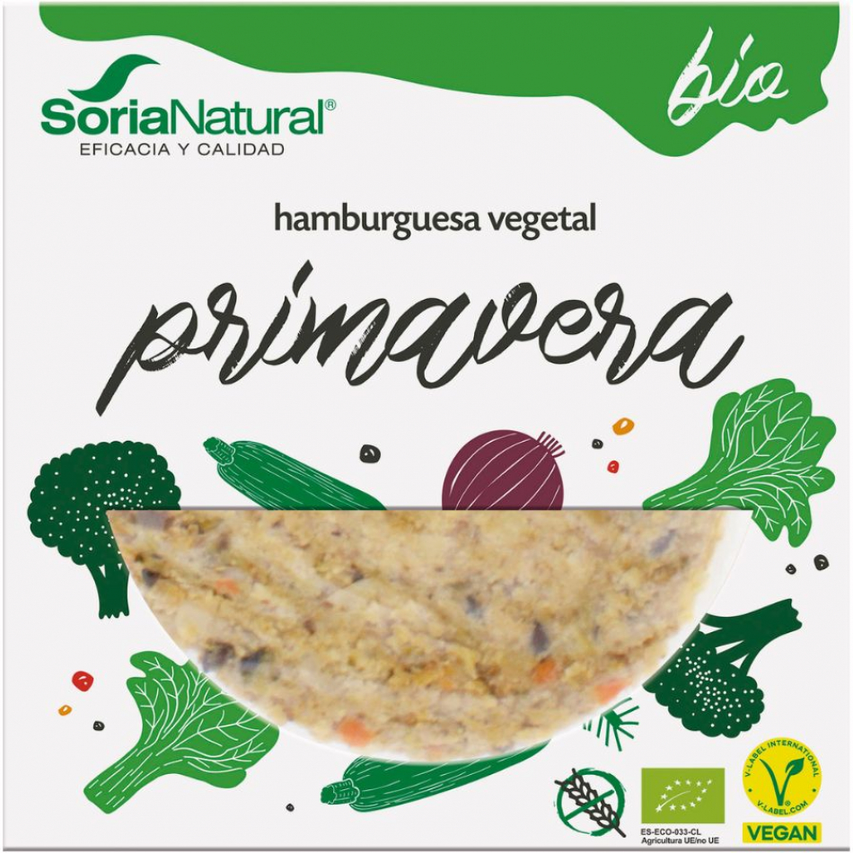 Hamburguesa Primavera Vegana Ecológica 2X100gr Soria Natural