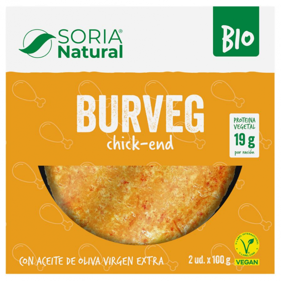 Burveg Chick-End Bio Vegana 2X100 gr Soria Natural