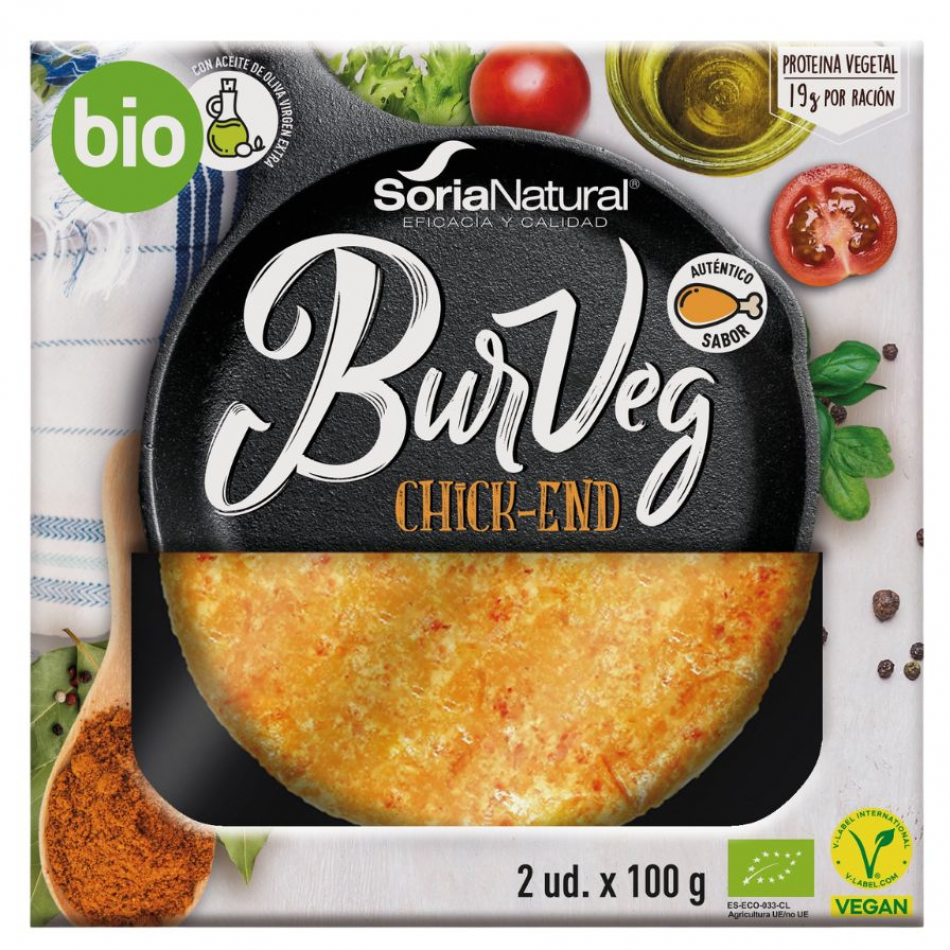 Burveg Chick-End Bio Vegana 2X100 gr Soria Natural