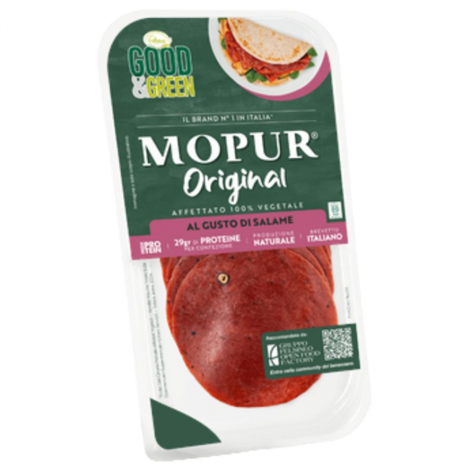 Embutido Salami en Lonchas Mopur 90gr Good & Green
