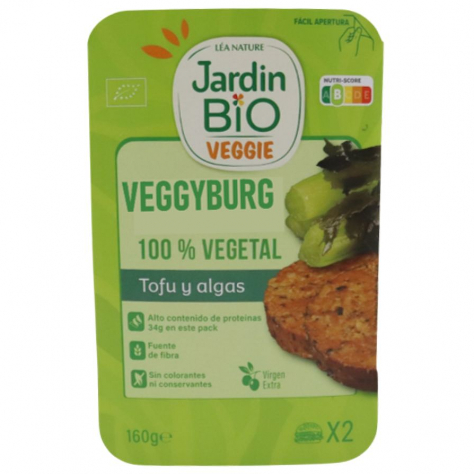 Veggyburg Tofu Algas Bio 160gr Jardin Bio Veggie
