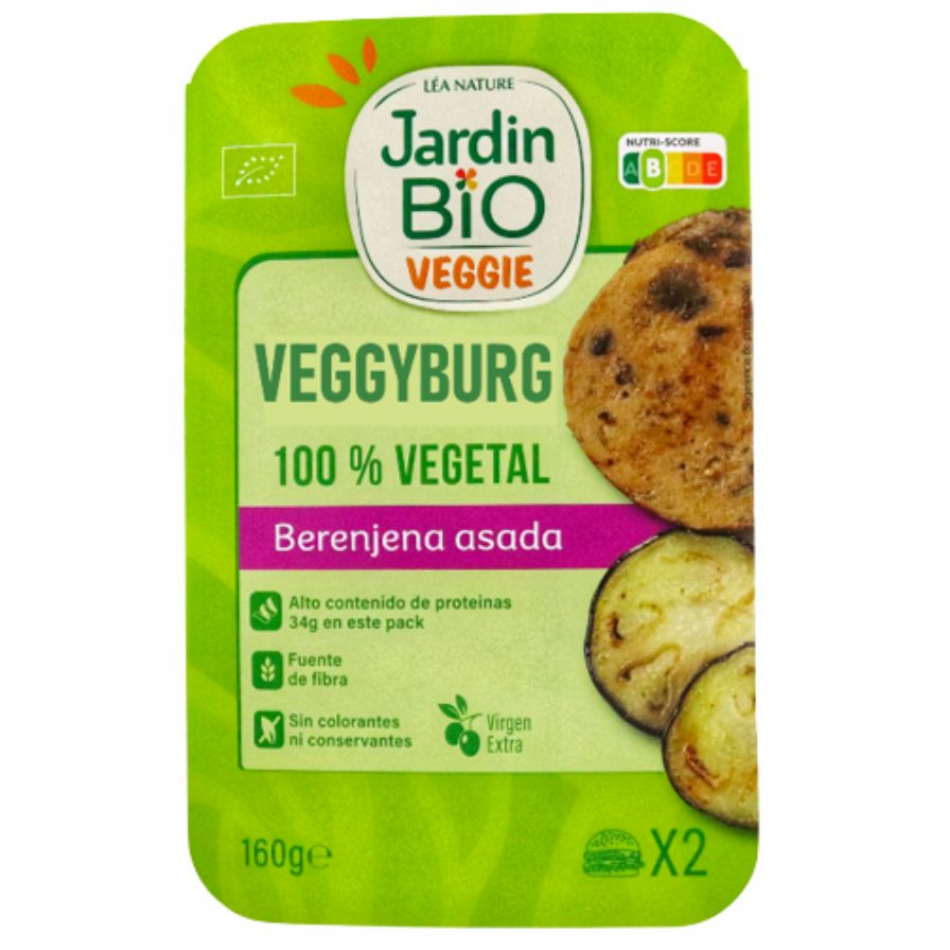 Veggyburg Berenjena Asada Bio 160gr Jardin Bio Veggie