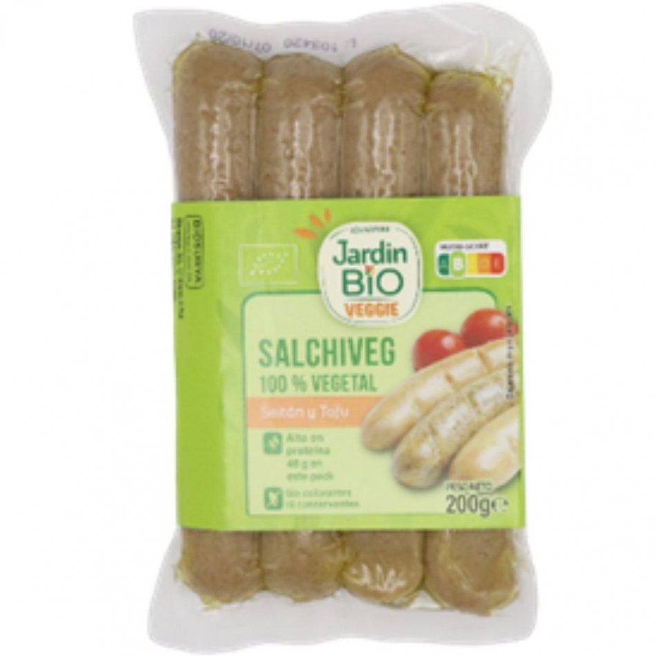 Salchiveg Tofu Quinoa Bio 200 gr Jardin Bio Veggie