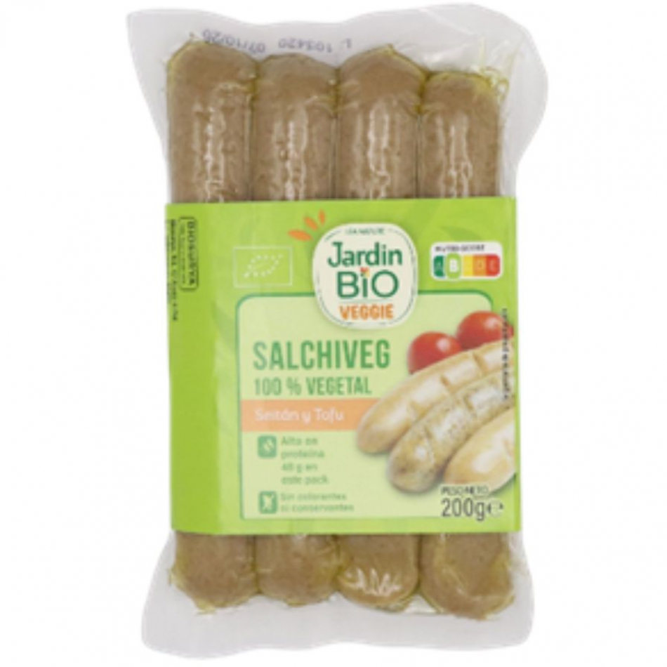Salchiveg Seitan Tofu Bio 200 gr Jardin Bio Veggie
