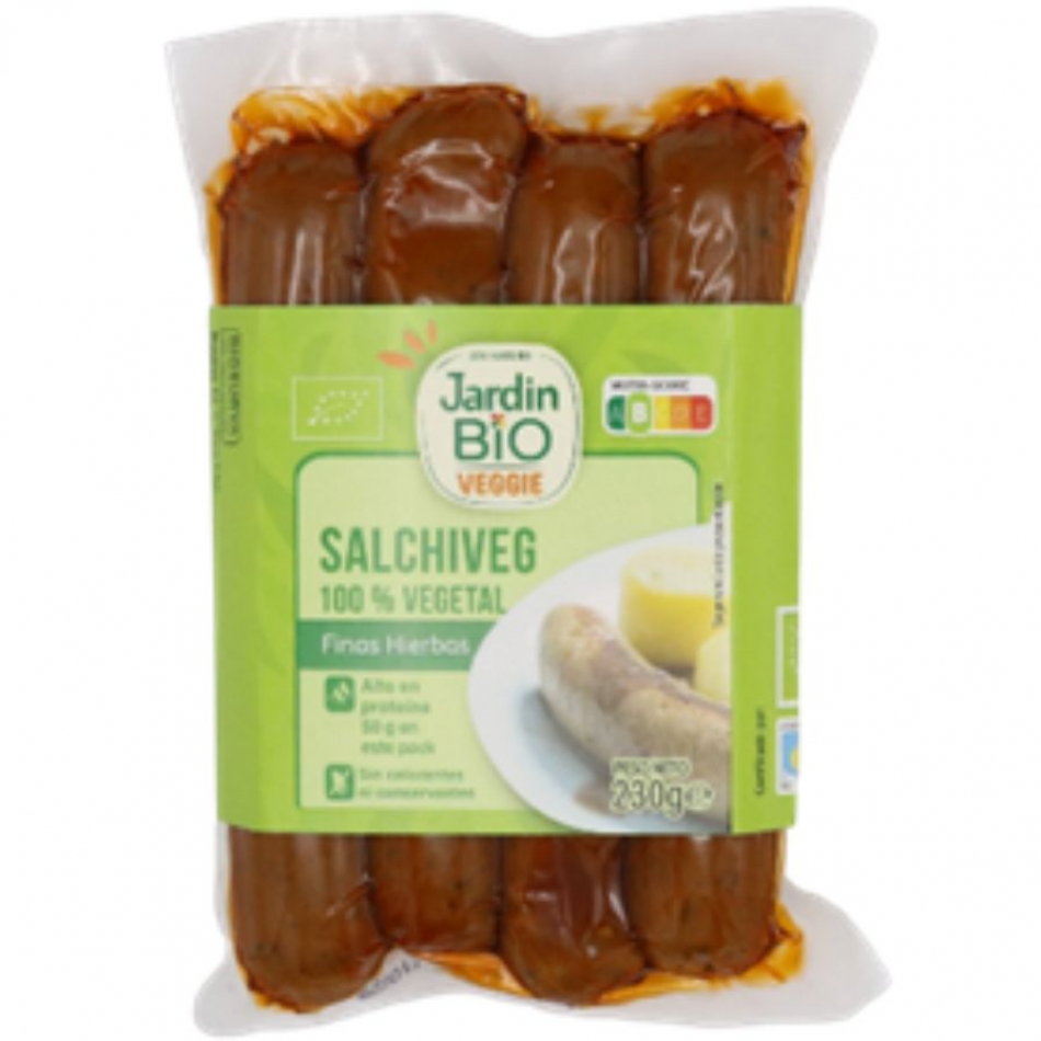 Salchiveg Hierbas Bio 230 gr Jardin Bio Veggie