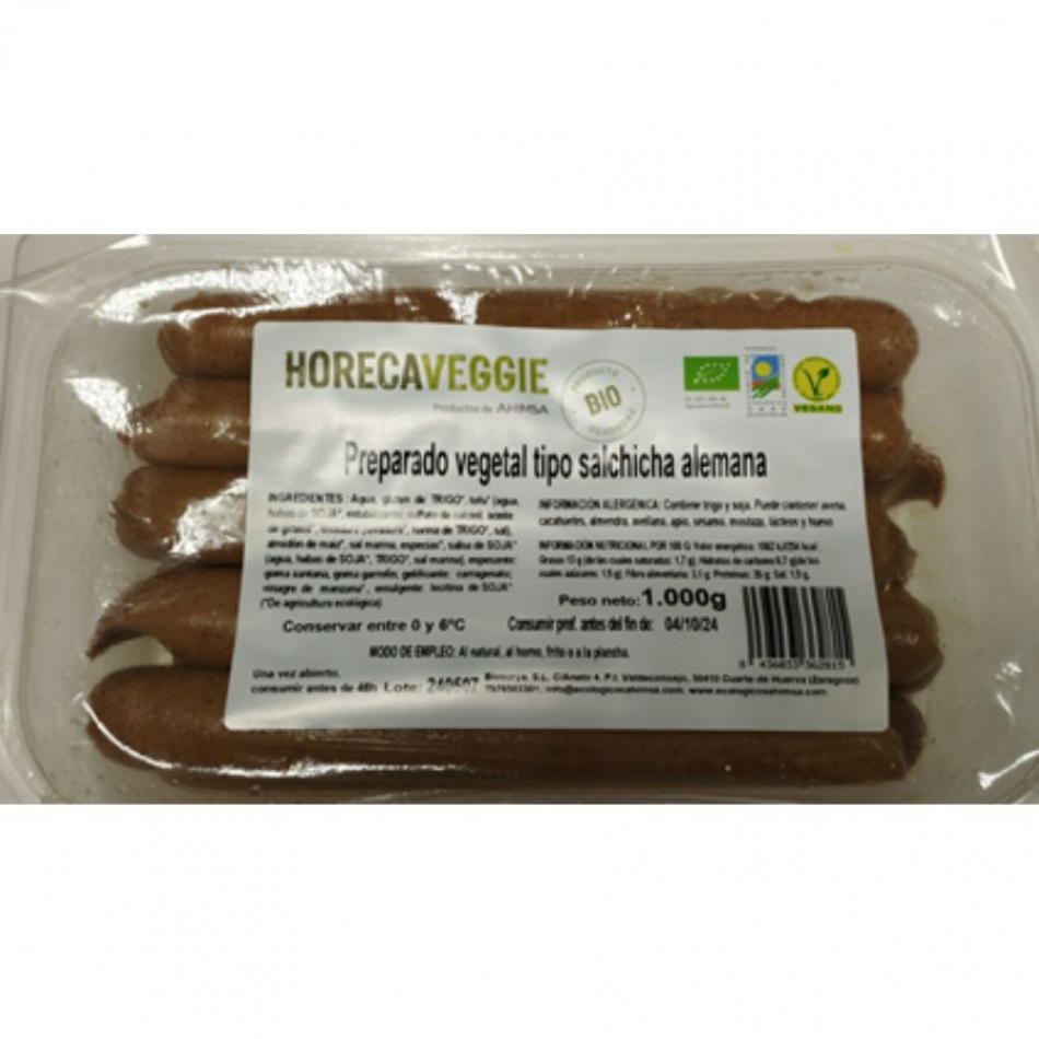 Salchiveg Estilo Alemana Bio 1 kg Jardin Bio Veggie