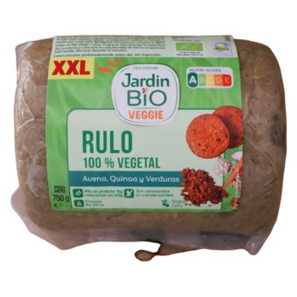 Rulo Avena Quinoa Verduras Bio 750 gr Jardin Bio Veggie