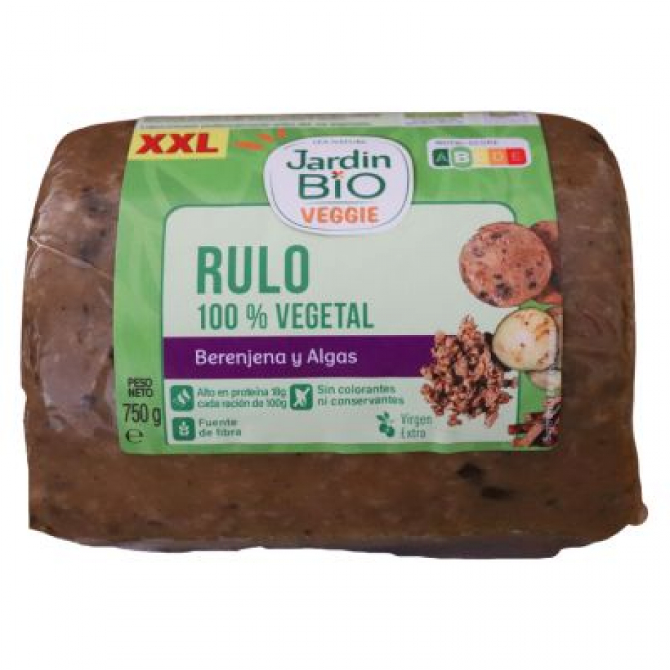 Rulo Berenjena Algas Bio 750 gr Jardin Bio Veggie