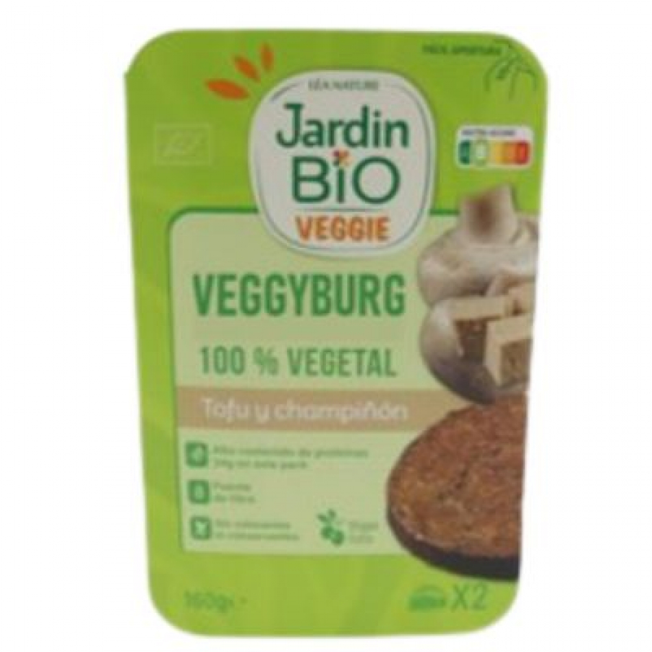 Burveg de Tofu y Champiñones Bio 160gr Jardin Bio Veggie