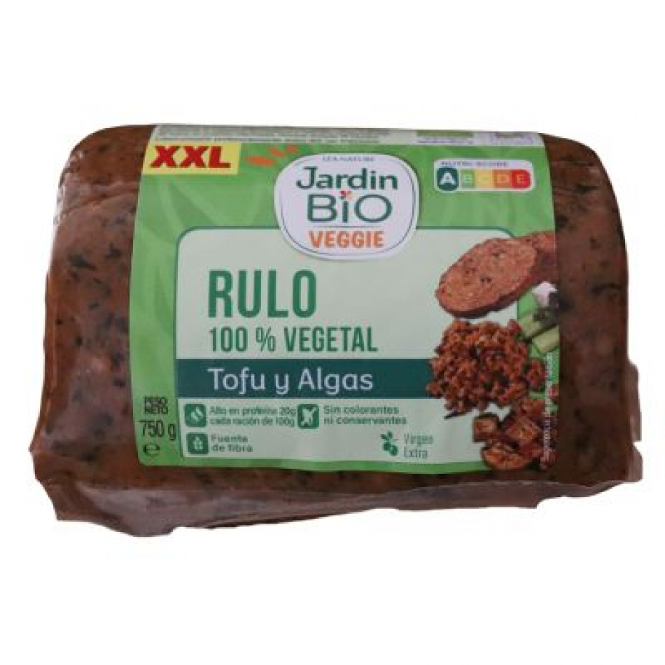Rulo de Tofu y Wakame Bio 750gr Jardin Bio Veggie