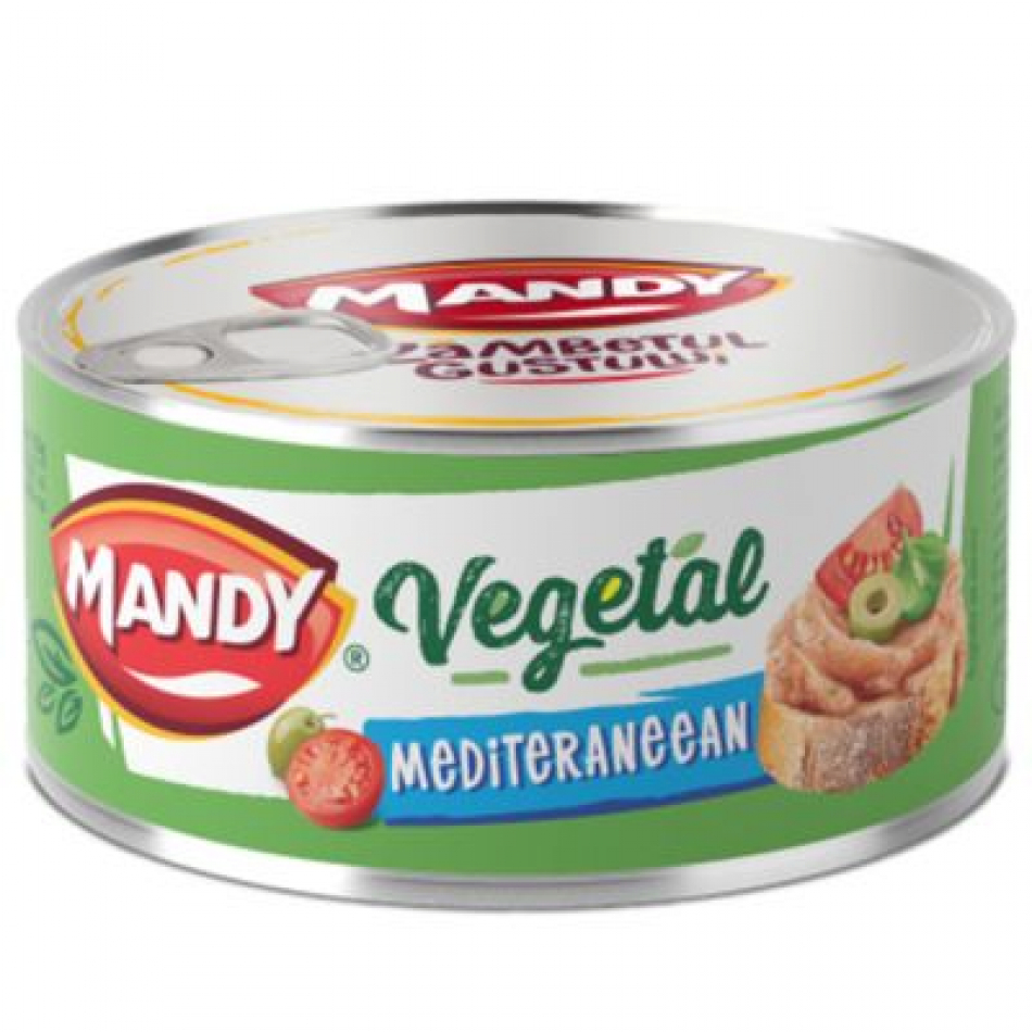 Paté Mediterráneo Vegetal 120gr Mandy Foods