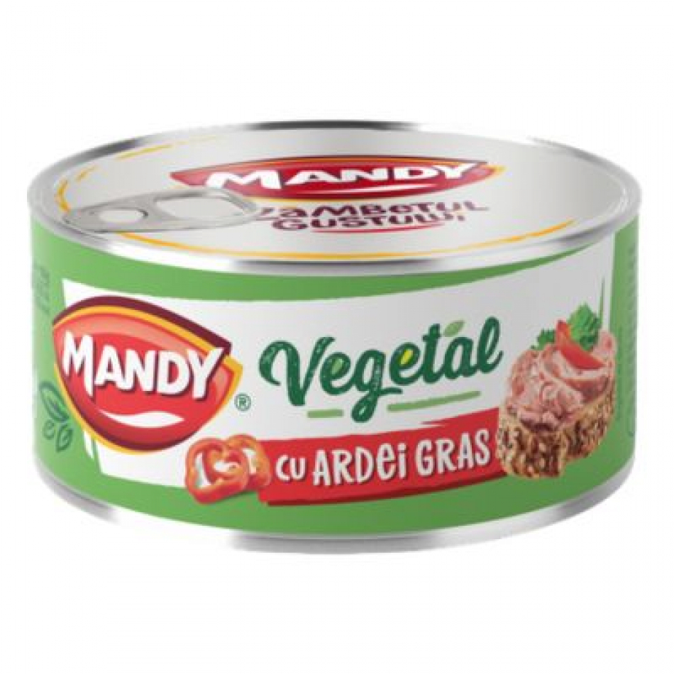 Paté Pimiento Rojo Vegetal 120gr Mandy Foods