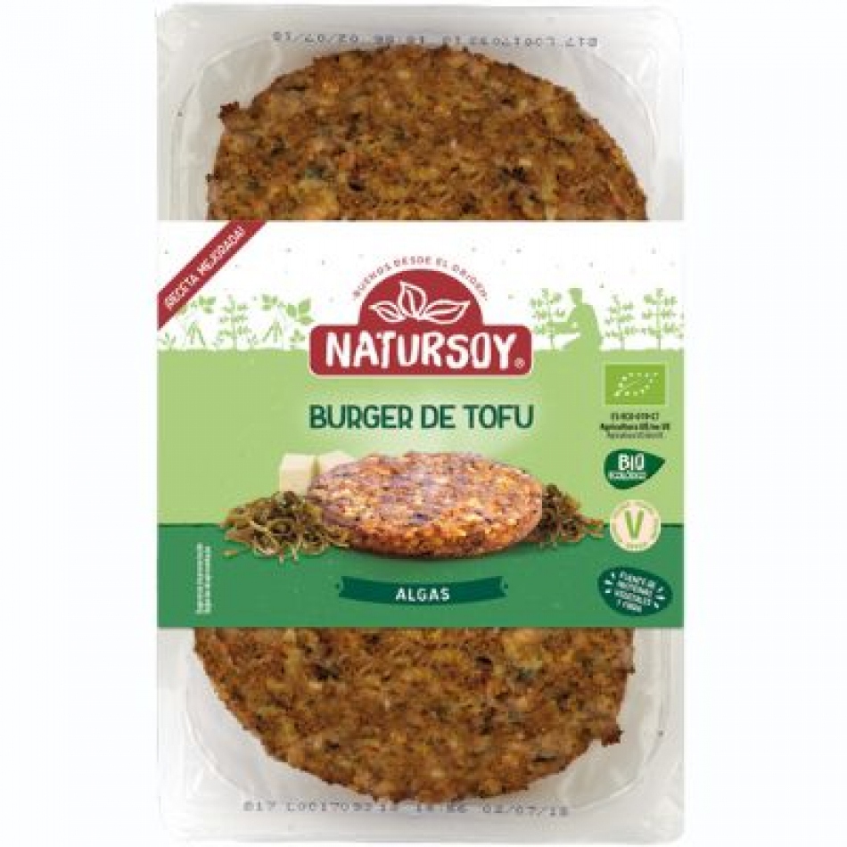 Tofu Burguer Algas 150gr Natursoy