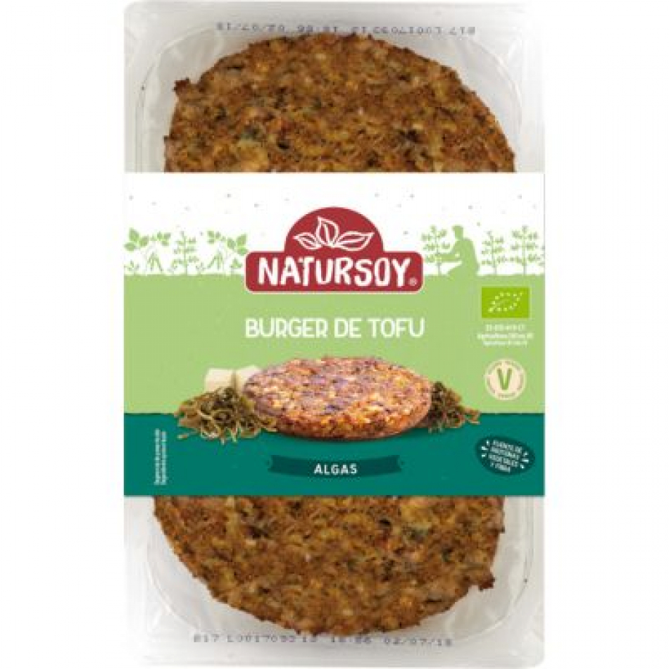 Tofu Burguer Algas 2x80gr Natursoy
