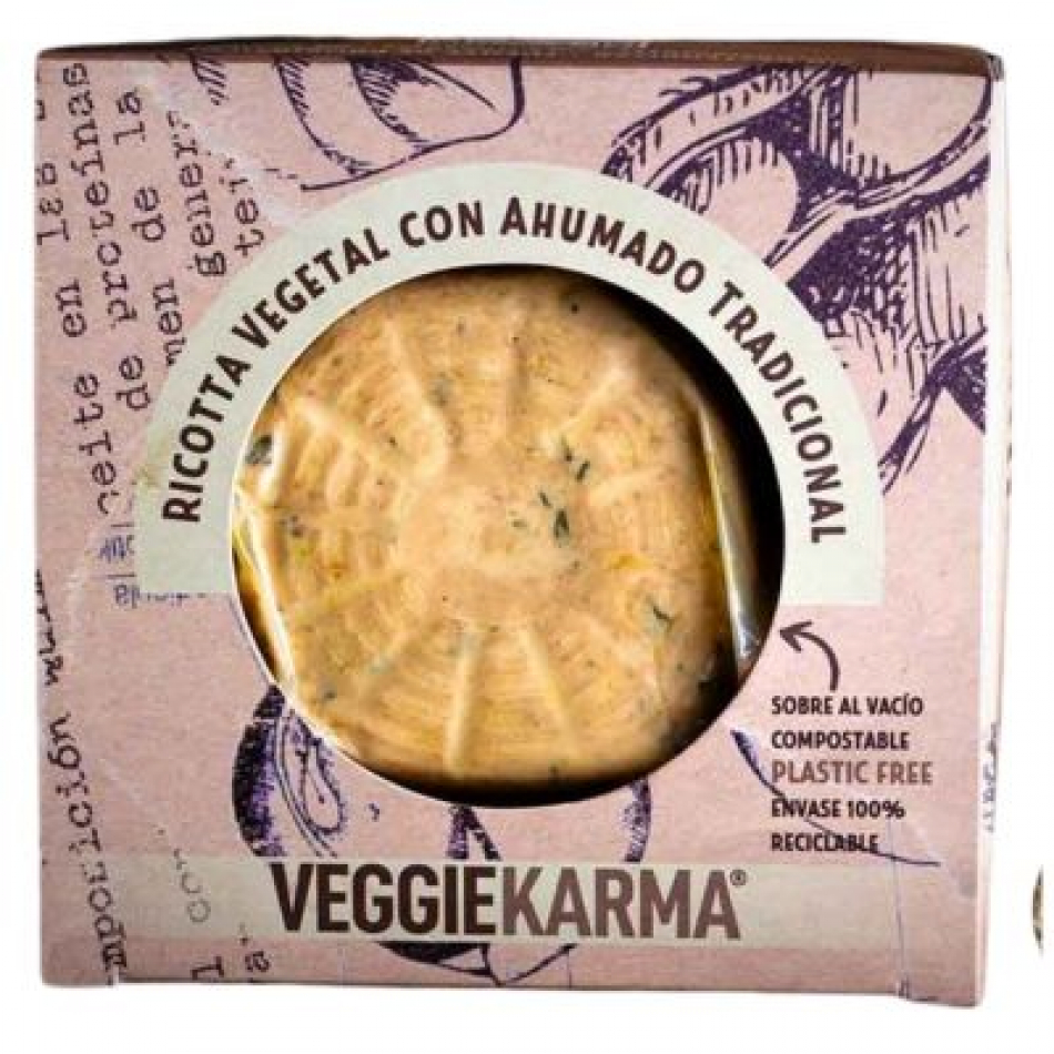 Queso Marcellino Ahumado Vegano 250gr Veggie Karma