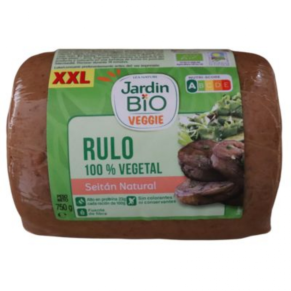 Rulo de Seitán Natural Bio 750gr Jardin Bio Veggie