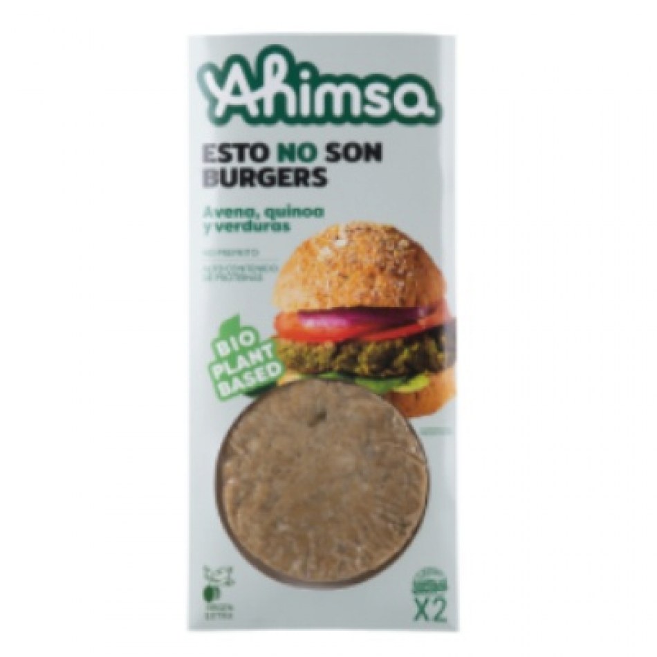 Hamburguesa Vegana Avena Quinoa y Verduras Bio 160gr Ahimsa