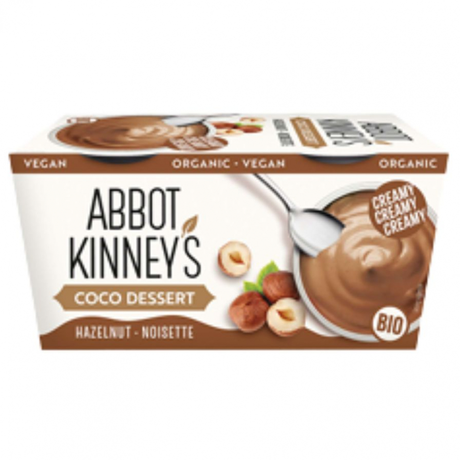 Postre Coco Avellanas Bio 2x95 gr Abbot Kinney's