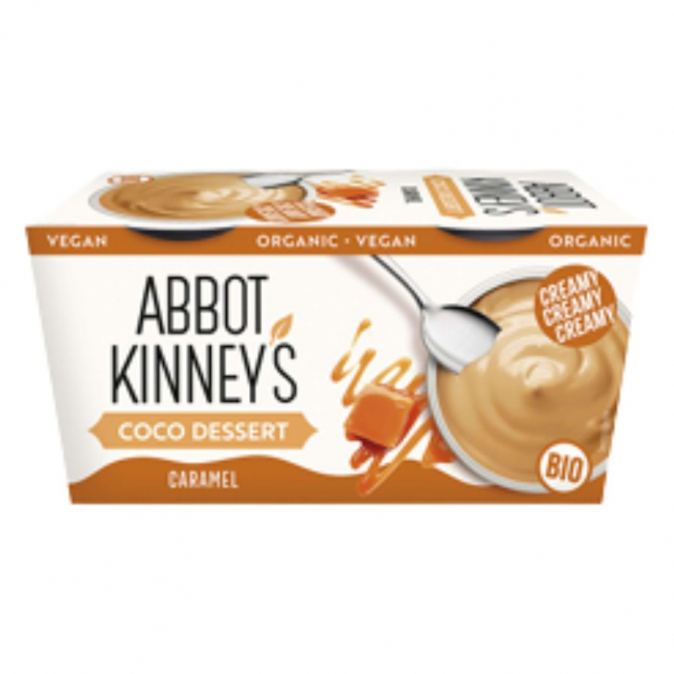 Postre Coco Caramelo Bio 2X95 gr Abbot Kinney's