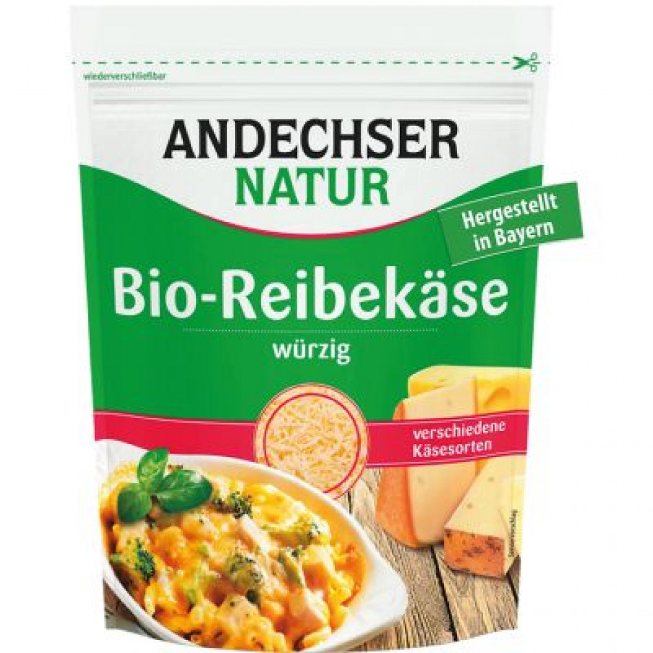 Queso rallado 45% Materia Grasa Bio 150g Andechser