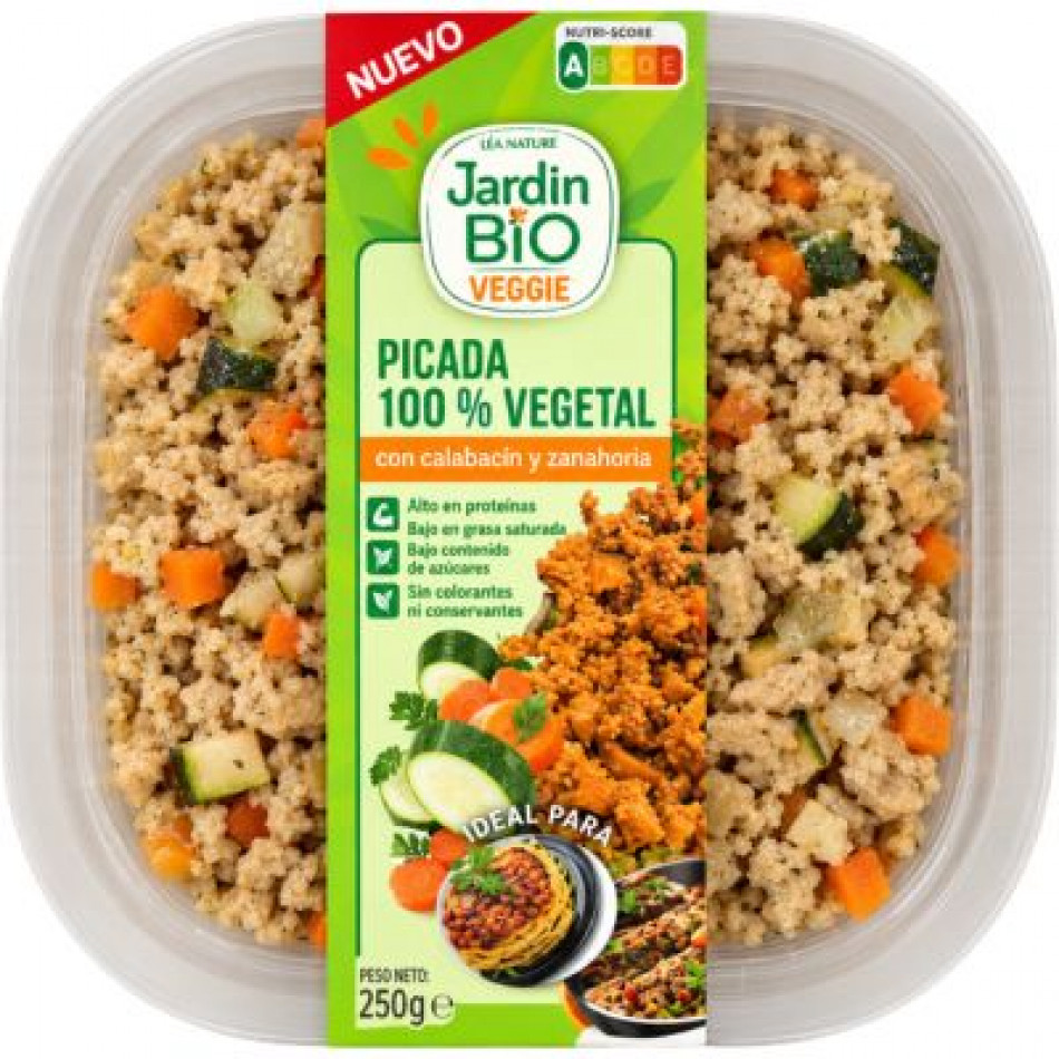 Picada vegetal con Calabacin y Zanahoria Bio 250g Jardin Bio Veggie