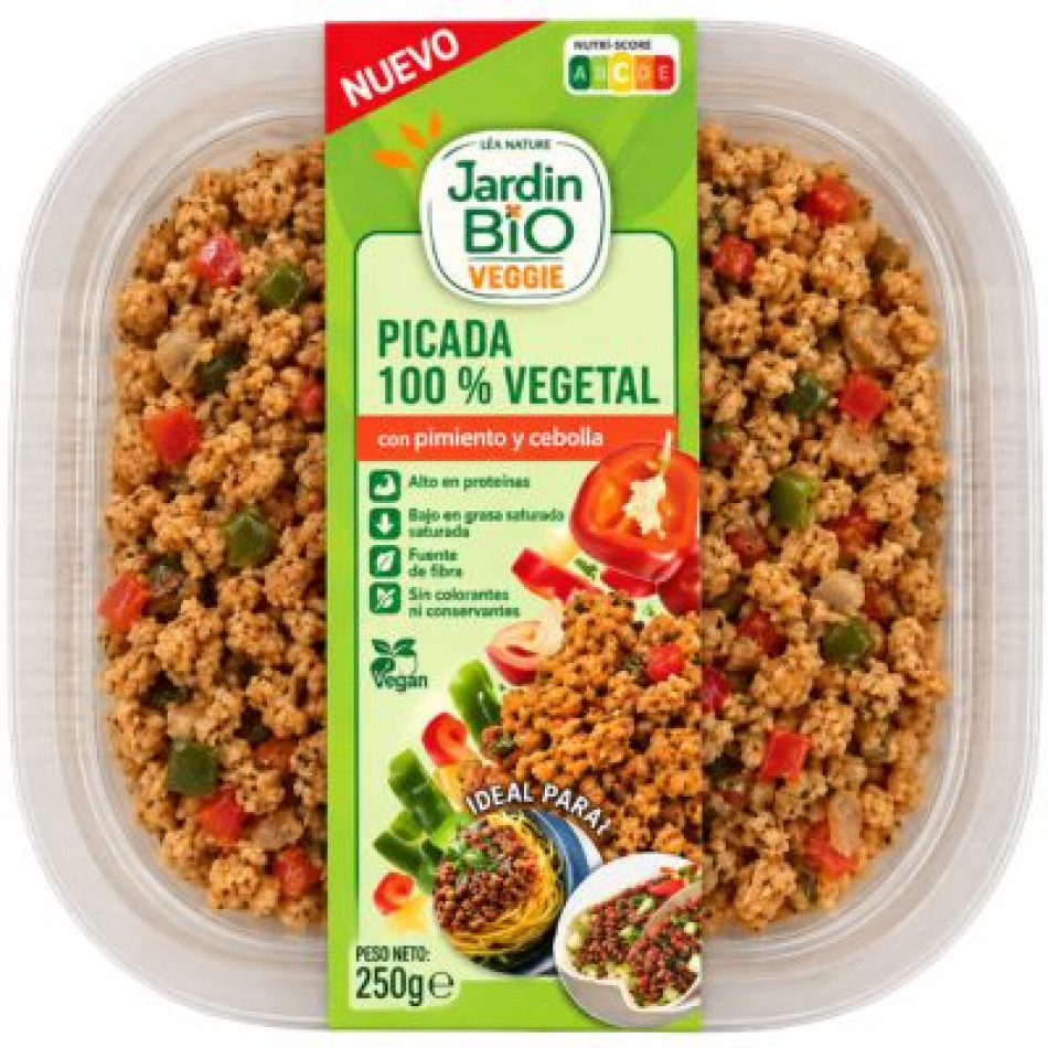 Picada vegetal con Pimienta y Cebolla Bio 250g Jardin Bio Veggie