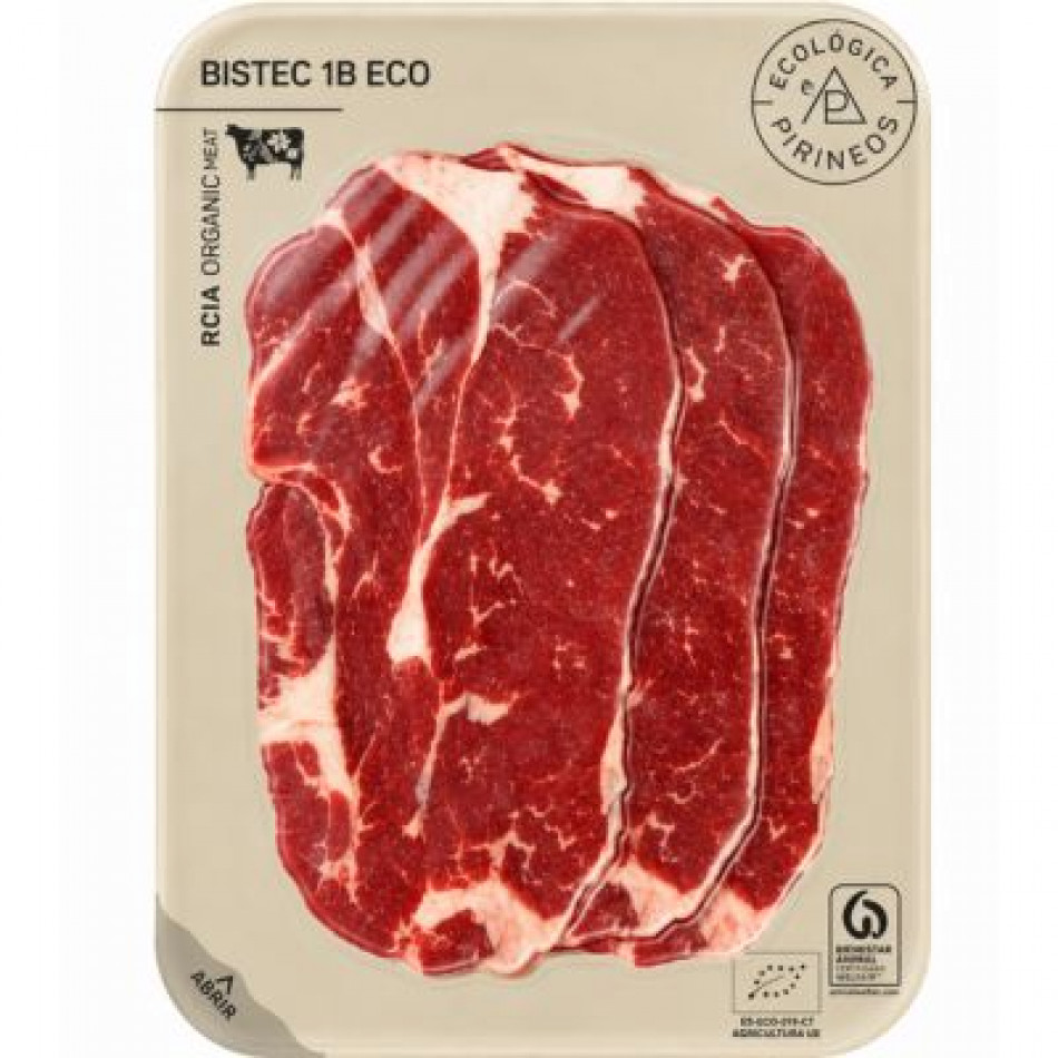 Bistec Ternera 1B Eco 300g Roia Organic