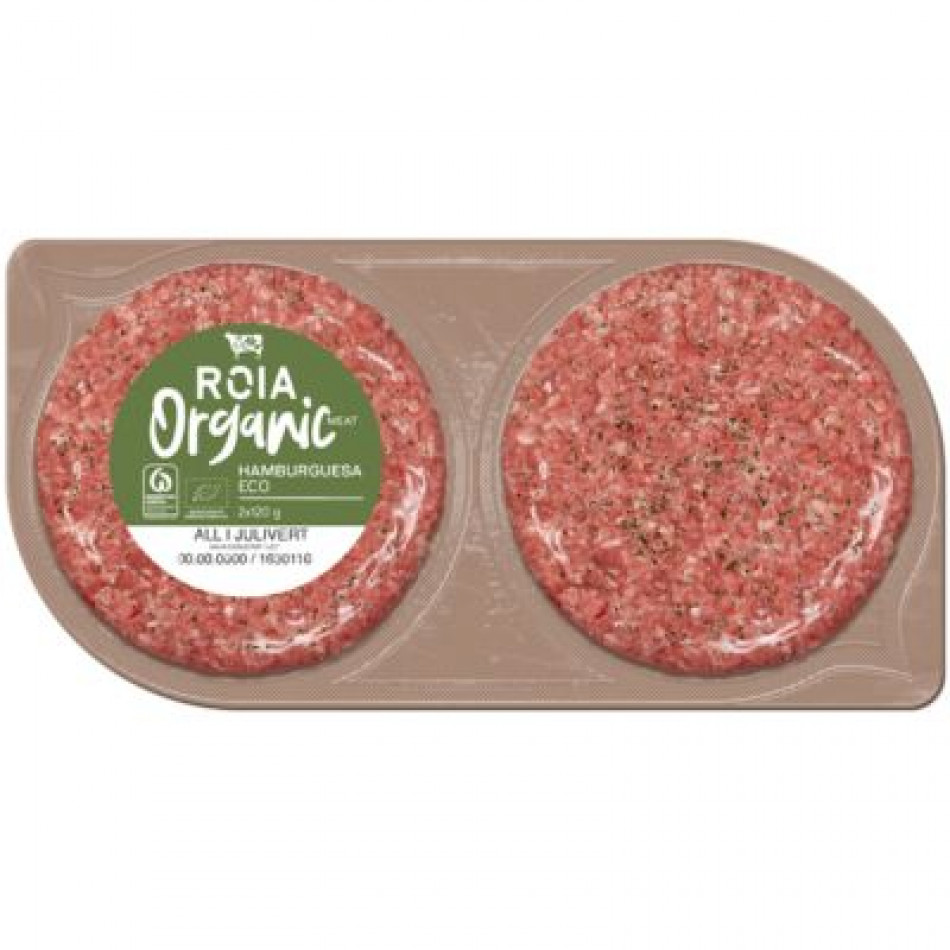 Hamburguesa Ajo y Perejil 2x120g Roia Organic