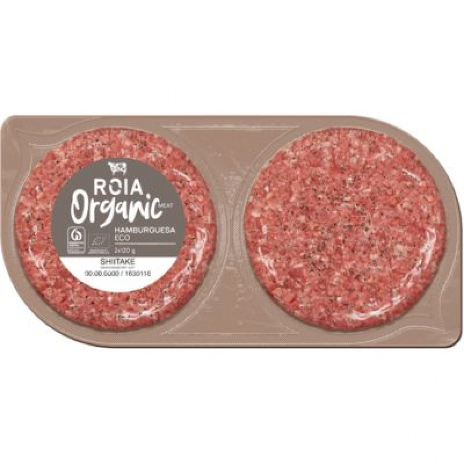 Hamburguesa Shiitake 2x120g Roia Organic