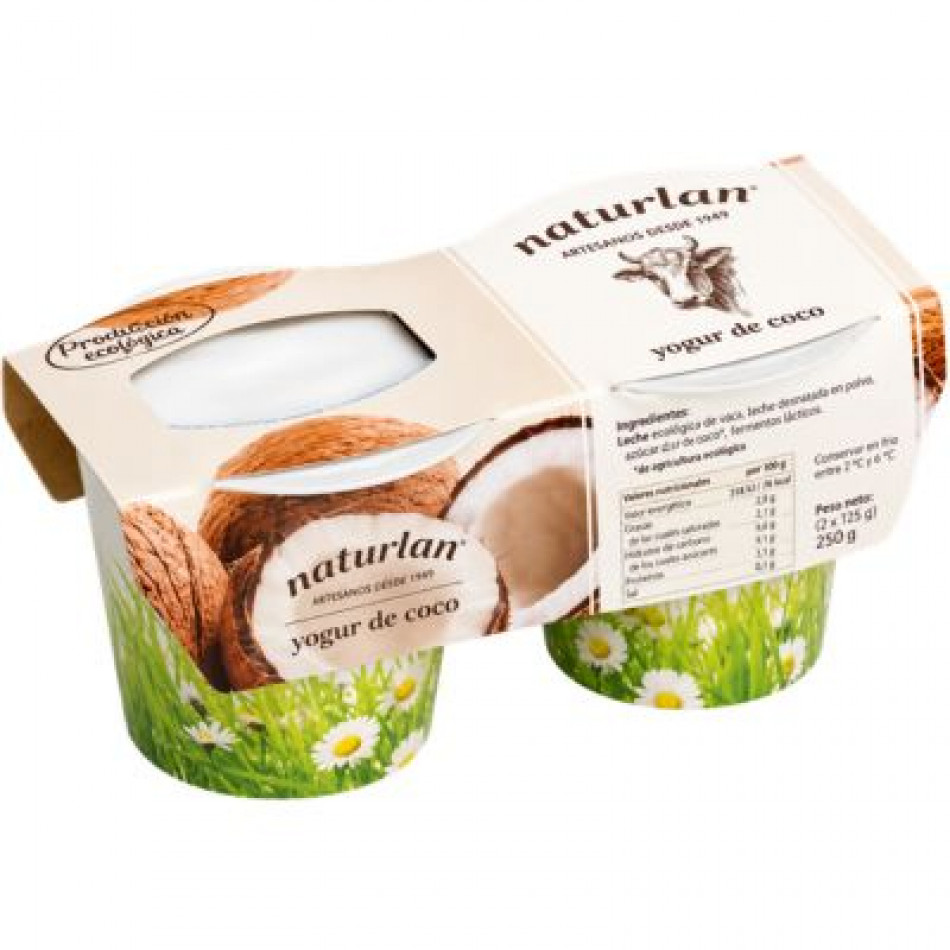 Yogur de Vaca Coco Eco 2x125g Naturlan