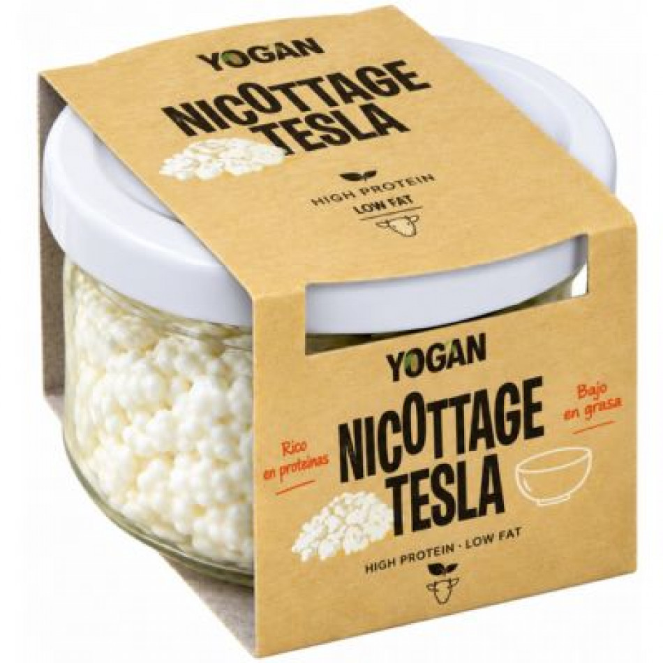 Queso vegano Proteico Nicottage Tesla tipo Cottage 150g Yogan