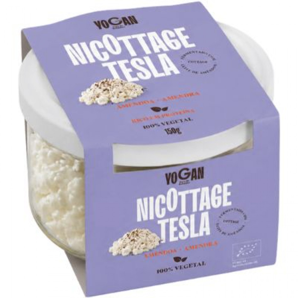 Queso vegano Proteico Nicottage Tesla tipo Cottage 150g Yogan